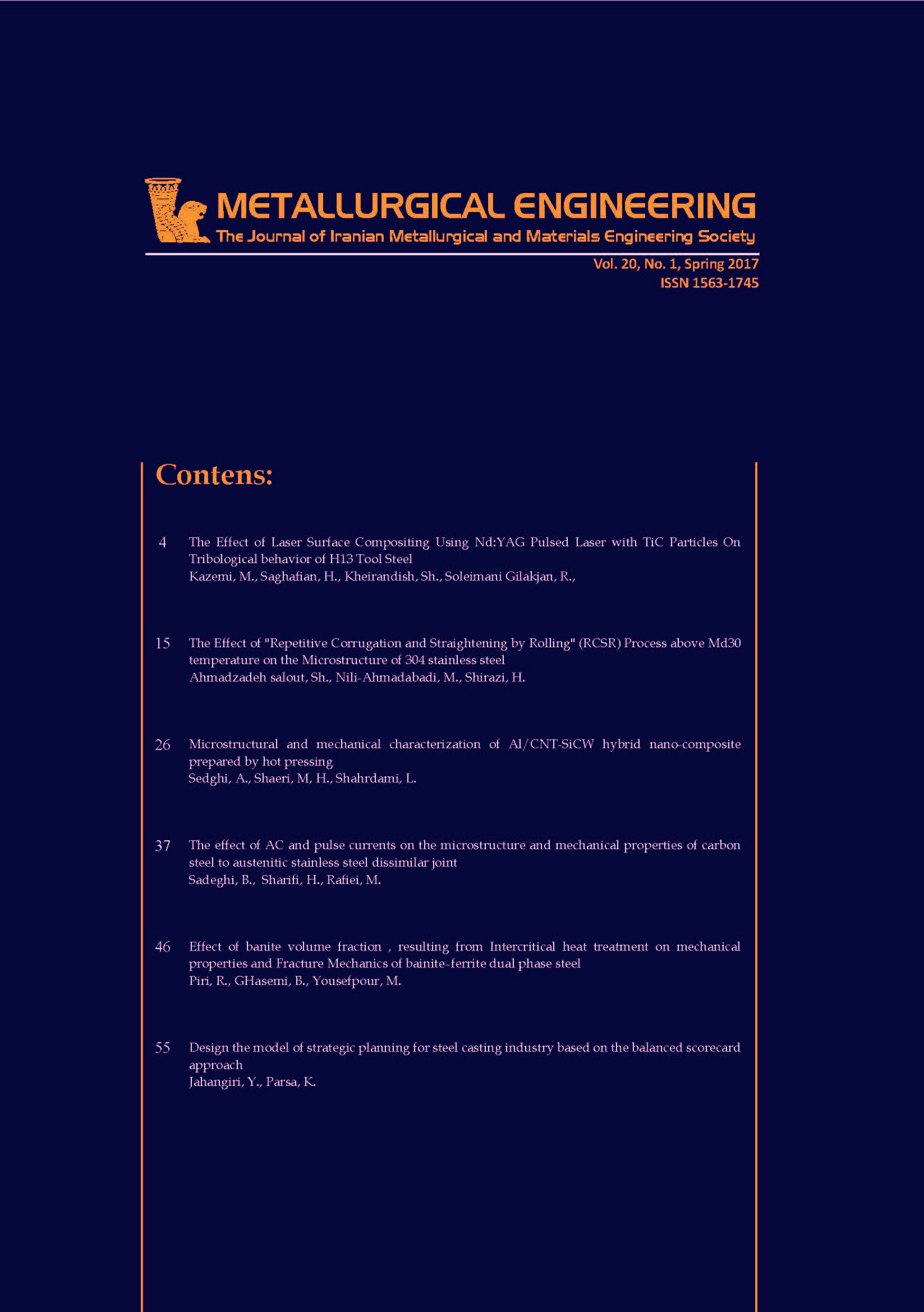 Metallurgical Engineering