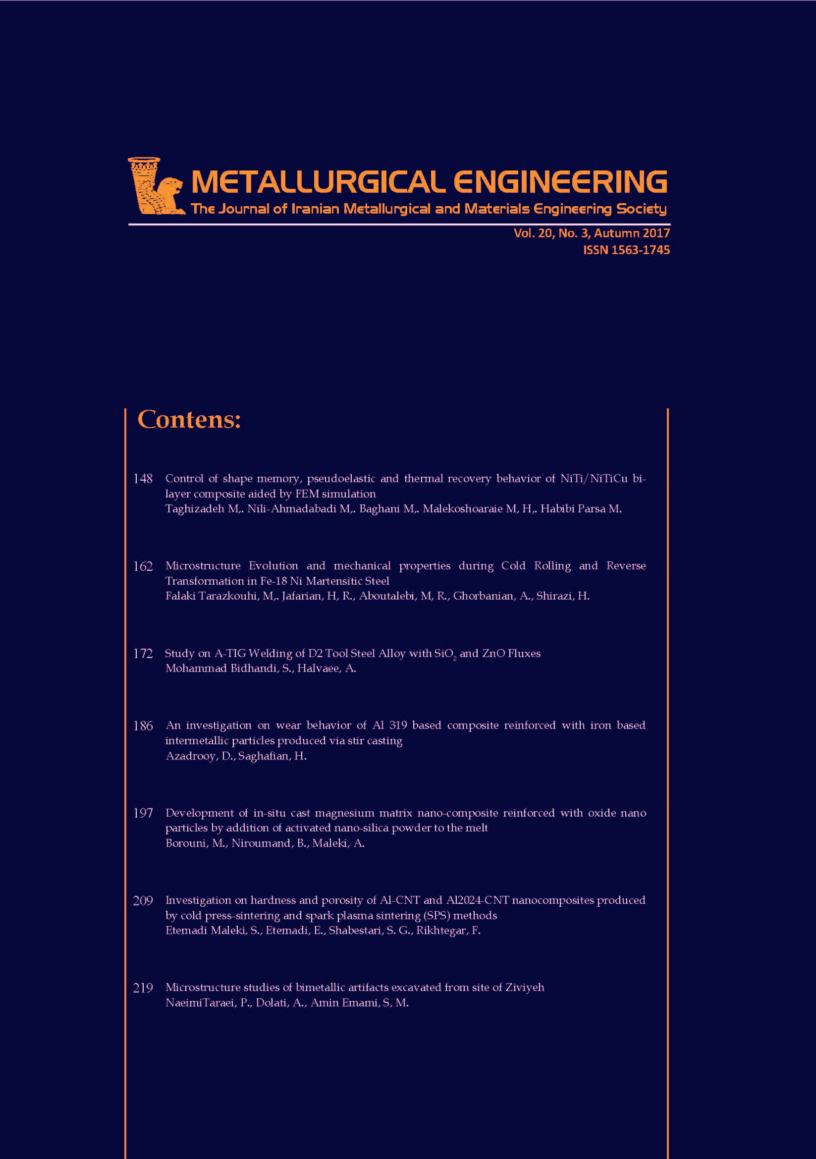 Metallurgical Engineering
